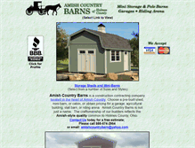 Tablet Screenshot of amishcountrybarn.com